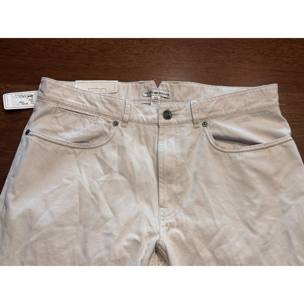 New 33 Peter Millar White Cotton Pants